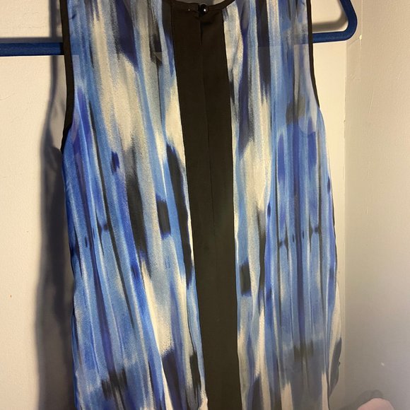 BCX Blue Patterned Blouse - Picture 2 of 3